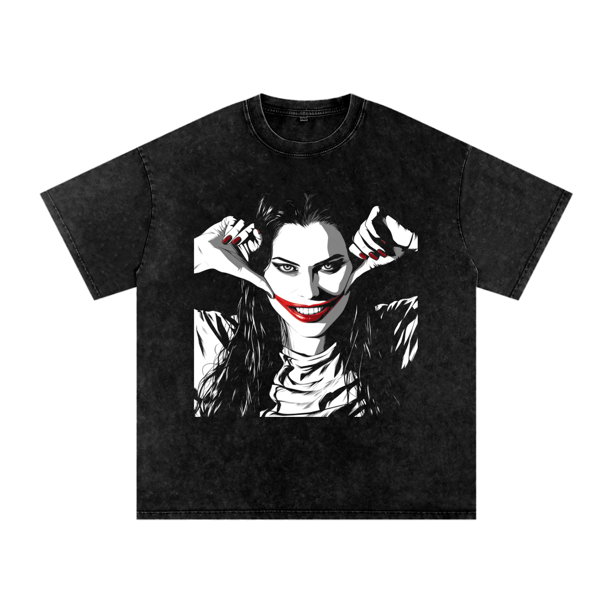 Joker's Daughter (Washed Oversized Cotton T-Shirt)
