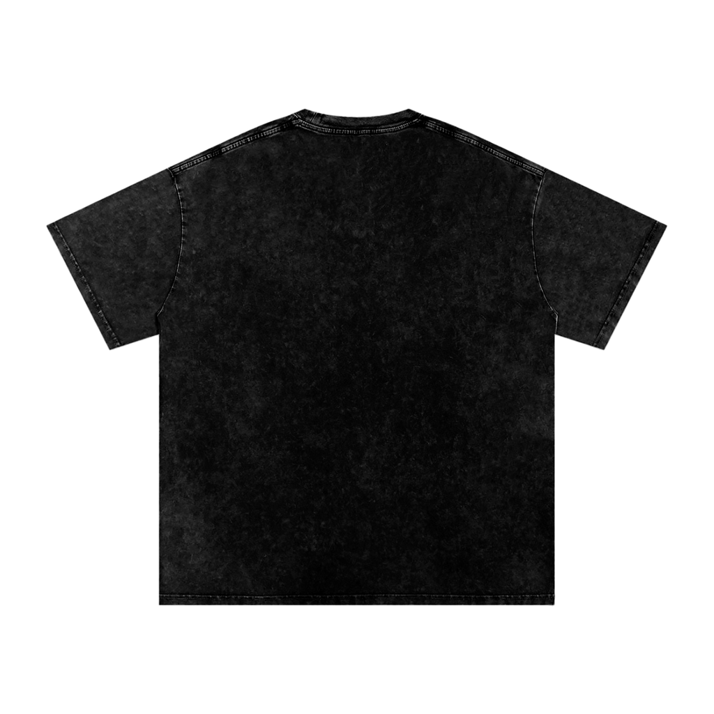 No Light Without Darkness (Snow Washed Oversized Cotton T-Shirt)