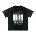 Parallel Universe (Snow Washed Oversized Cotton T-Shirt)