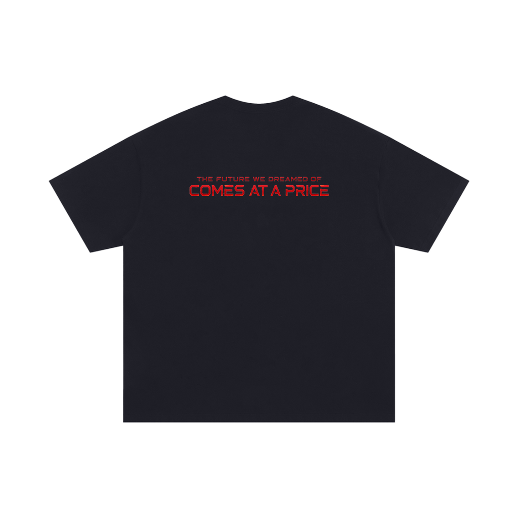 Future at a Price (Unisex Oversized Cotton T-Shirt)