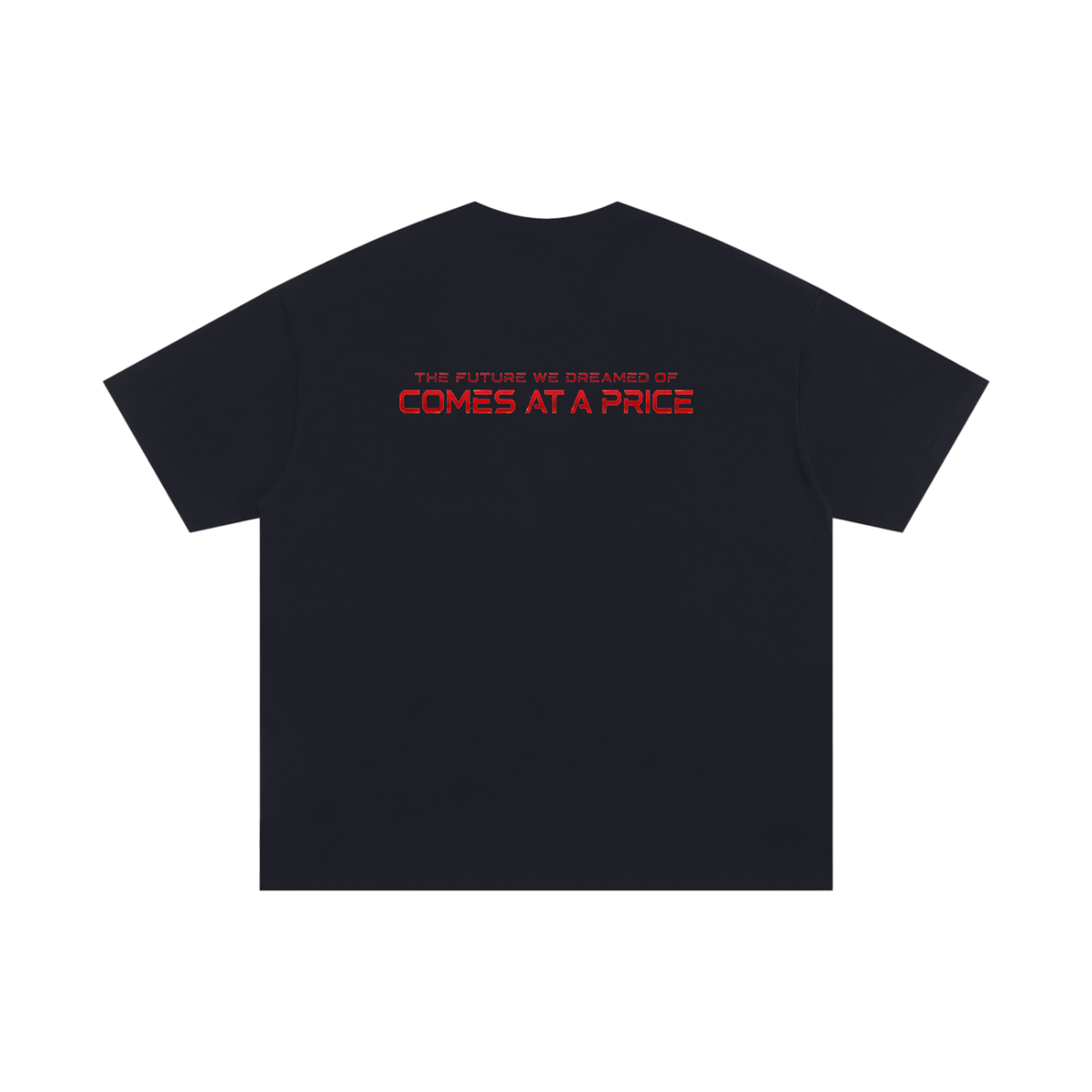 Future at a Price (Unisex Oversized Cotton T-Shirt)