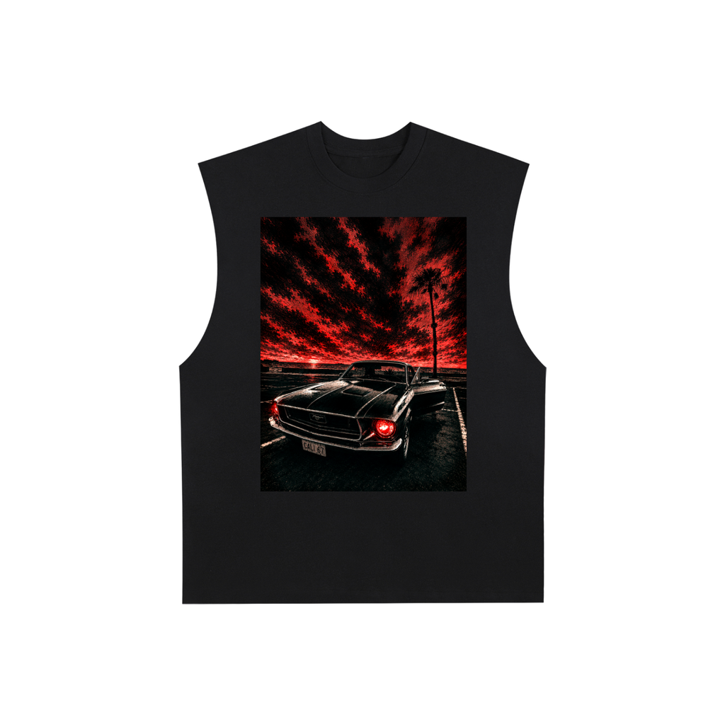 Full Speed to the End (Raw Edge Cotton Tank Top)